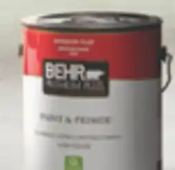 The Home Depot BEHR Premium Plus Interior Flat Paint & Primer offer