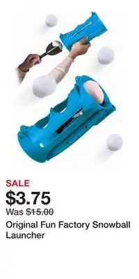 Kohl's Original Fun Factory Snowball Launcher offer