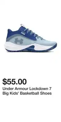 Kohl's Under Armour Lockdown 7 Big Kids' Basketball Shoes offer