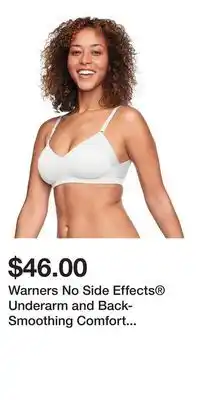 Kohl's Warners No Side Effects Underarm and Back-Smoothing Comfort Wireless Lift T-Shirt Bra RN2231A offer