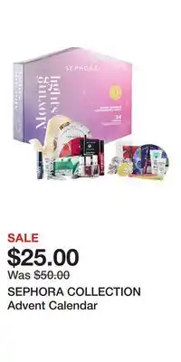 Kohl's SEPHORA COLLECTION Advent Calendar offer