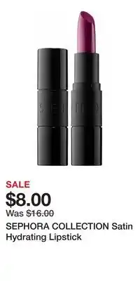 Kohl's SEPHORA COLLECTION Satin Hydrating Lipstick offer