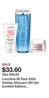 Nordstrom Lancôme Bi-Facil 2024 Holiday Skincare Gift Set (Limited Edition) $69 Value offer