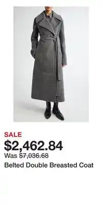 Nordstrom Belted Double Breasted Coat offer