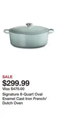 Nordstrom Signature 8-Quart Oval Enamel Cast Iron French/Dutch Oven offer