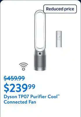 Walmart Dyson TP07 Purifier Cool Connected Fan | White | Refurbished offer