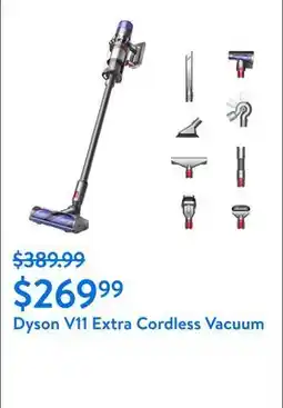 Walmart Dyson V11 Extra Cordless Vacuum Cleaner | Iron | Refurbished offer