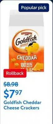 Walmart Goldfish Cheddar Cheese Crackers offer