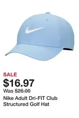 Dick's Sporting Goods Nike Adult Dri-FIT Club Structured Golf Hat offer