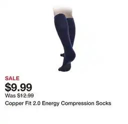 Dick's Sporting Goods Copper Fit 2.0 Energy Compression Socks offer