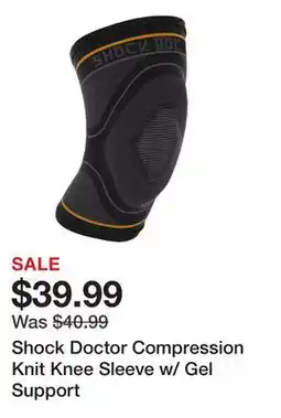 Dick's Sporting Goods Shock Doctor Compression Knit Knee Sleeve w/ Gel Support offer