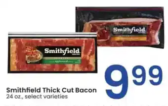 Albertsons Smithfield thick cut bacon offer