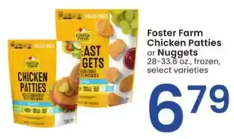 Albertsons Foster Farm Chicken Patties or Nuggets offer