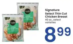 Albertsons Signature Select Thin Cut Chicken Breast offer