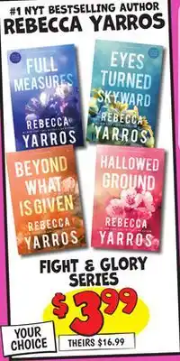 Ollie's FIGHT & GLORY SERIES REBECCA YARROS offer