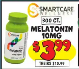 Ollie's SMARTCARE MELATONIN 10MG offer