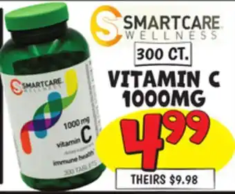 Ollie's SMART CARE WELLNESS VITAMIN C 1000MG offer