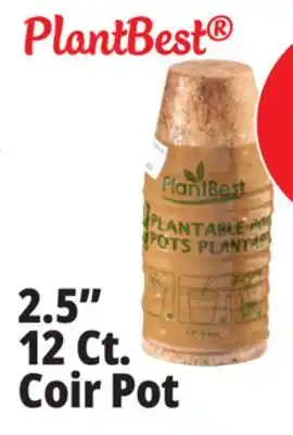 Ocean State Job Lot PlantBest Plantable 2.5 Coconut Coir Pots 12 Count offer