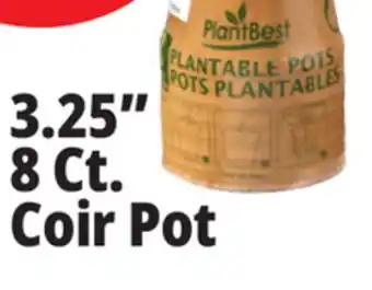 Ocean State Job Lot PlantBest Plantable 3.25 Coconut Coir Pots 8 Count offer