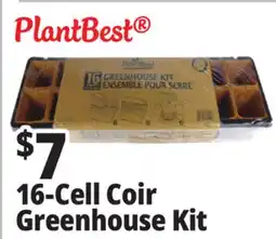 Ocean State Job Lot PlantBest 16-Cell Coir Greenhouse Kit offer