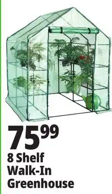 Ocean State Job Lot Tiller & Rowe 8-Shelf Walk-In Greenhouse offer