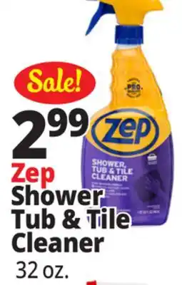 Ocean State Job Lot ZEP Shower Tub & Tile Cleaner 32 oz offer