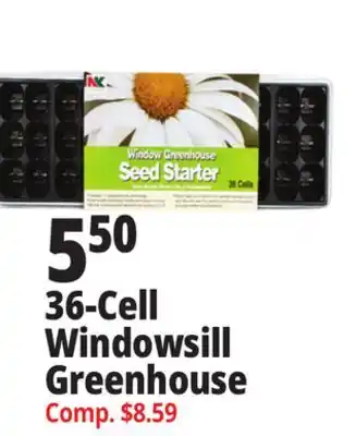 Ocean State Job Lot NK Lawn & Garden 36 Cell Window Greenhouse Seed Starter offer