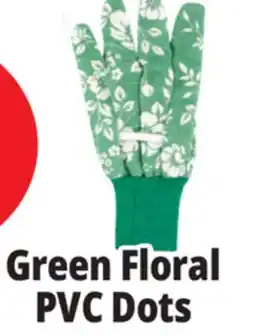 Ocean State Job Lot Green Floral PVC Dots offer