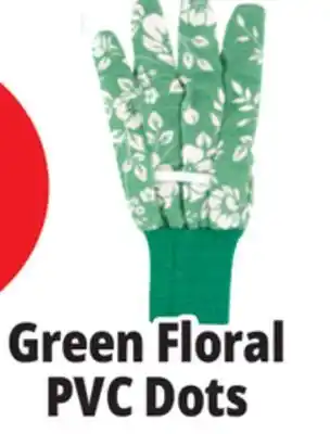 Ocean State Job Lot Green Floral PVC Dots offer