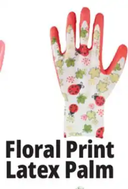 Ocean State Job Lot Better Women's Garden Floral Print Latex Palm Gloves offer