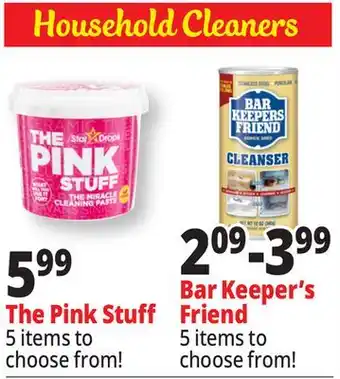 Ocean State Job Lot Household Cleaners offer