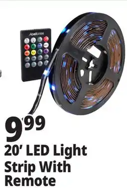 Ocean State Job Lot 20' LED Light Strip With Remote offer