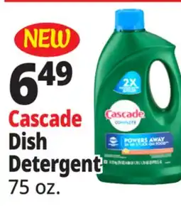 Ocean State Job Lot Cascade Complete Citrus Dishwasher Detergent with Dawn 75 oz offer