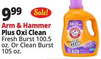 Ocean State Job Lot Arm & Hammer Plus Oxi Clean offer