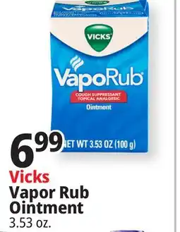 Ocean State Job Lot Vicks VapoRub Cough Suppressant Topical Analgesic Ointment 3.53 oz offer