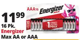 Ocean State Job Lot Energizer Max + Alkaline AAA Batteries 16 Count offer