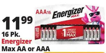 Ocean State Job Lot Energizer Max + Alkaline AAA Batteries 16 Count offer