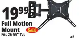 Ocean State Job Lot TechBunch Full Motion Universal Small TV Wall Mount offer