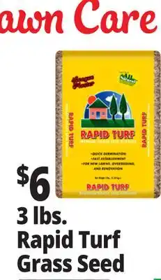 Ocean State Job Lot Rapid Turf Premium Grass Seed Mixture 3 lbs offer