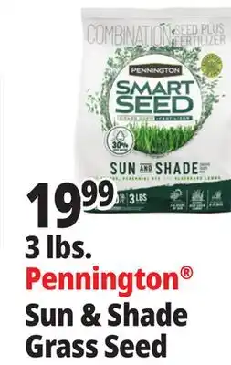 Ocean State Job Lot 3 lbs. Pennigton Sun & Shade Grass seed offer