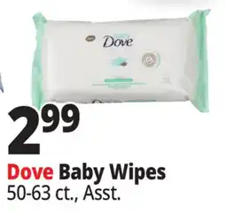 Ocean State Job Lot Dove Baby Wipes offer