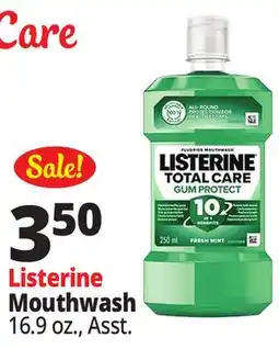 Ocean State Job Lot Listerine Mouthwash offer