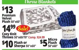 Ocean State Job Lot Throw Blankets offer