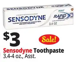 Ocean State Job Lot Sensodyne Toothpaste offer