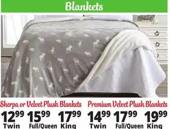 Ocean State Job Lot Blankets offer