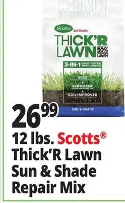 Ocean State Job Lot Scotts Thick'r Lawn Turf Builder 12 lbs offer