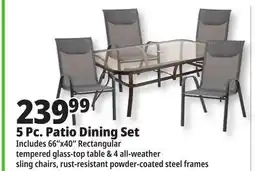 Ocean State Job Lot 5 Pc. Patio Dining Set offer