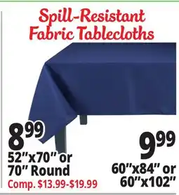 Ocean State Job Lot Fabric Tablecloths offer