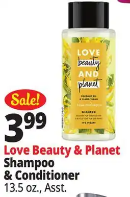 Ocean State Job Lot Love Beauty & Planet Shampoo & Conditioner offer