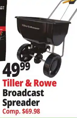 Ocean State Job Lot Tiller & Rowe Broadcast Spreader offer